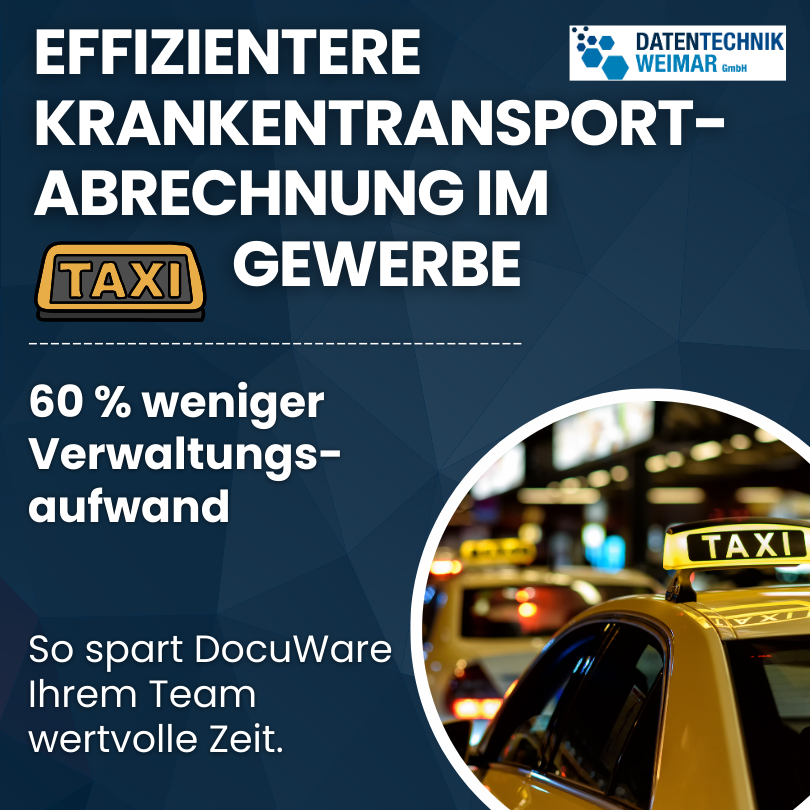 Effizientere Krankentransport-Abrechnung im Taxigewerbe